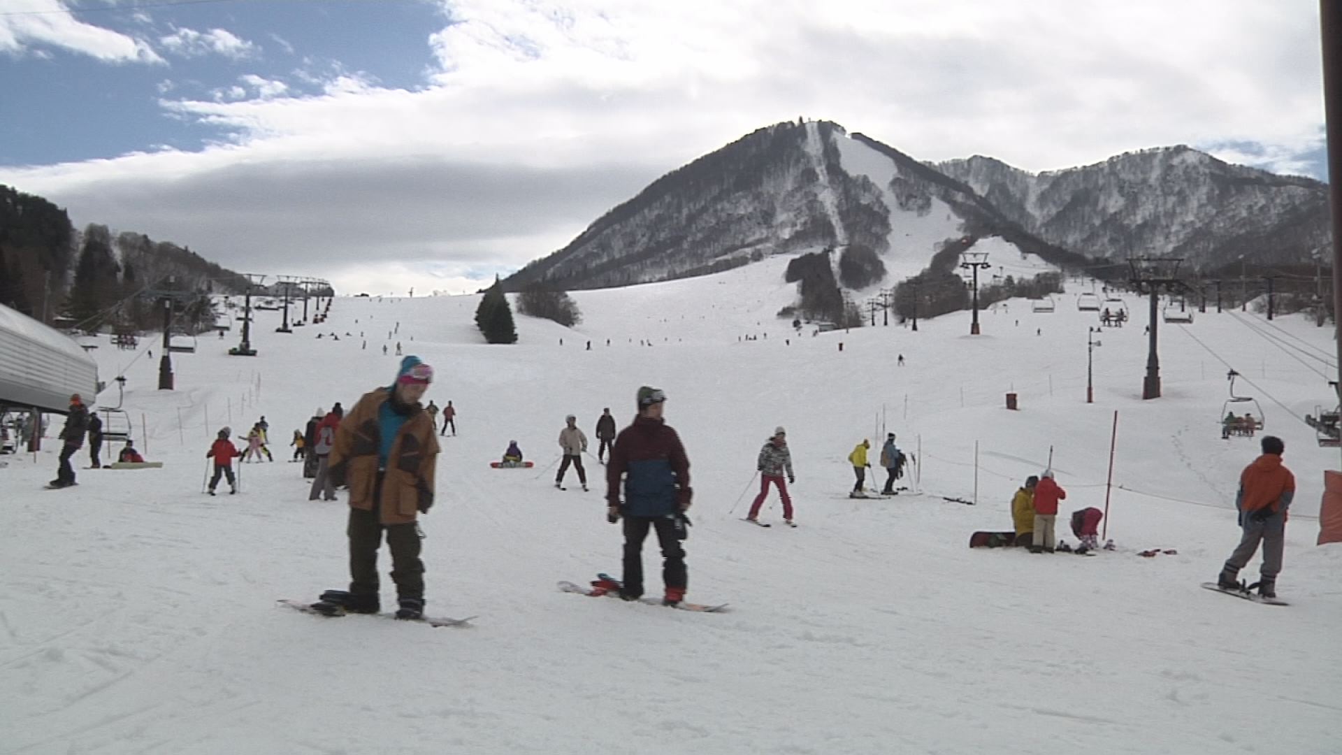 Attraction of Kijimadaira Nagano Japan in winter.